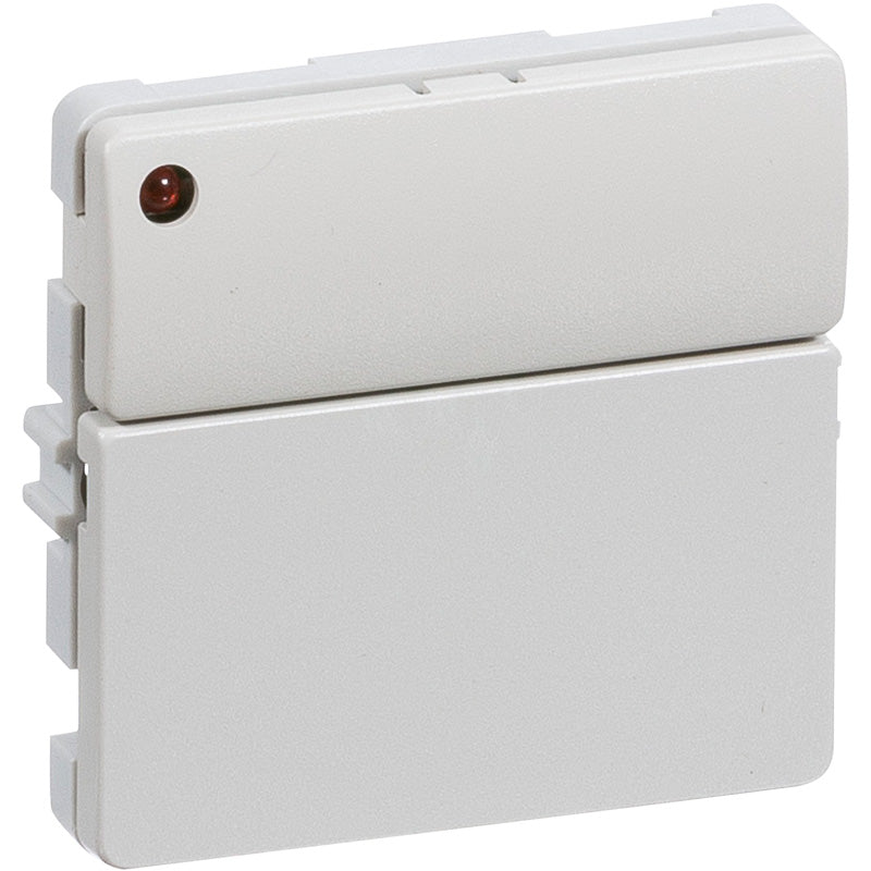 Fuga Svagstrømstryk 2 slutte og 1 lysdiode lysegrå