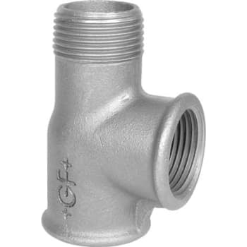 1/2" Sort tee m/udvendig gevind  hoved