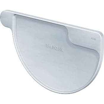 333 mm Rheinzink zink endebund højre