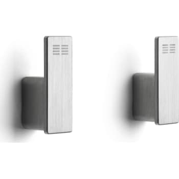 Unidrain Reframe håndklædekrog (2 stk) -børstet stål