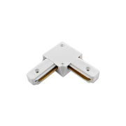 1 Faset Track 230V, 90 grader vinkel Hvid