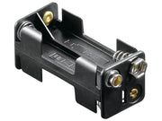 Batteriholder til 4xAAA bat. (m. knapterminaler)