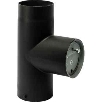 130 mm Metalbestos inspektionstykke med trækstabilisator