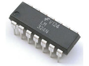 LM324 Operationsforstærker - 1,2MHz, 3-32V, 4 kan. (DIP14)