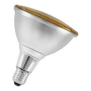 PAR38 LED pære - 230V / 15W, 50°, E27, Gul