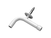 Svanehals lampeophæng - Hvid m. udskiftelig Ø5x30mm skrue