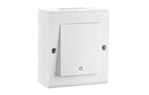 Afbryder Påbyg Hvid IP55