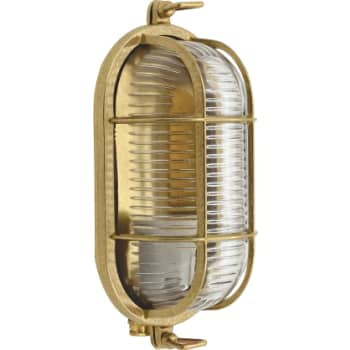 Andromeda 47B Oval skotlampe støbt messing IP64