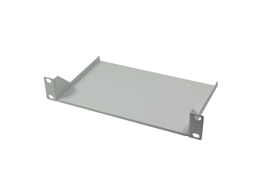 10” hylde til rackskabe - 1U, Grå