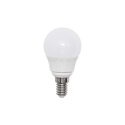 LED Pære A5 G45 - Storspredning, E14, 6W, 3000K, Erstatter 42W, 510lm, RA80, 3 års garanti