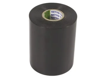 Isolerbånd - 10cm x 20m, SORT (1 rl.)