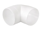Rund vinklet stykke - 90°, Ø125mm