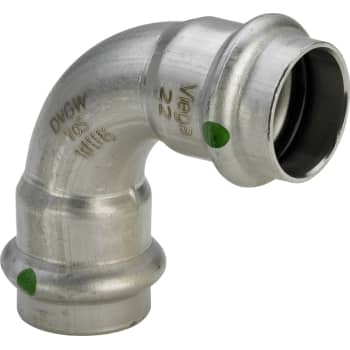 22 mm Bøjning Sanpress Inox 90° muffe/muffe