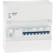 Færdigmonteret gruppetavle - HPFI - 2x13A 1P+N - 1x16A 3P+N - Hvid