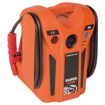 Bahco booster til startstrøm med kobling for 12 V eller 24 V