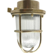 Andromeda 15N Staldlampe med gitter støbt messing IP64