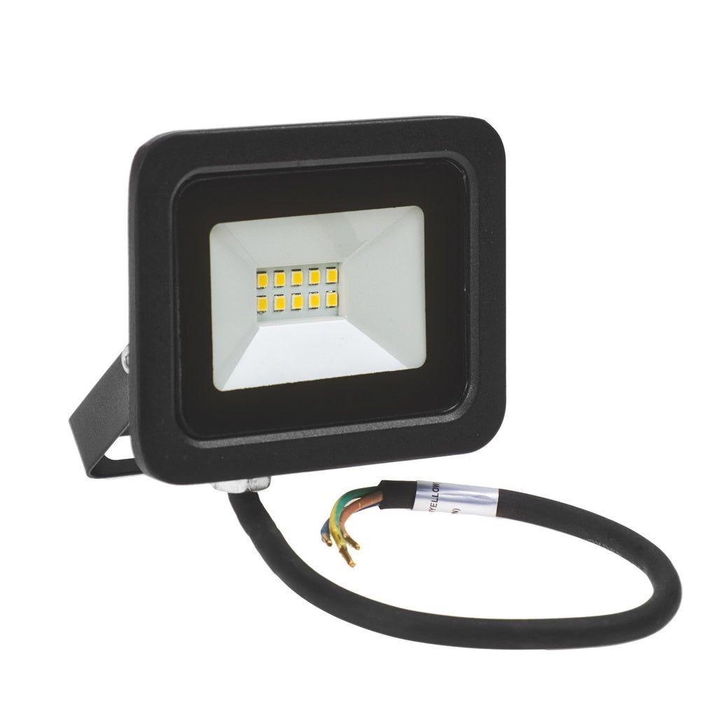 10W LED Projektør m. sensor 3000K 810 Lumen