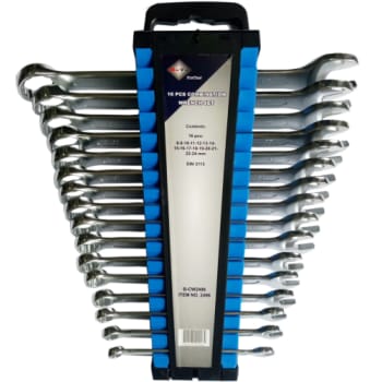 BaTo ringgaffelnøglesæt, 8-24 mm, 16 dele