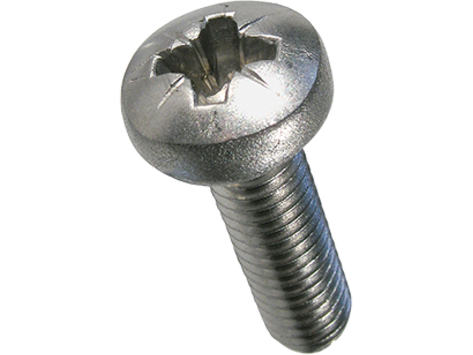 Pozidriv maskinskrue, panhoved - M4x60mm, PZ2 (10 stk.)