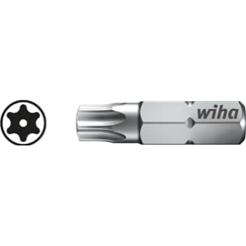 Wiha bits 25 mm, TORX® T8H Tamper (med boring) 1/4"