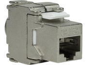 Keystone RJ45 fatning - CAT6a 500MHz skærmet (Toolless)