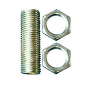 Nippelrør M10 - 30mm. m. Møtrikker