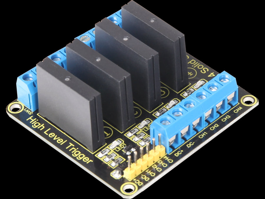 Solid state relæmodul - 4-kanals, 3,3V-5V