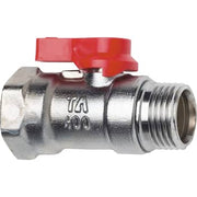 1/2" Kugleventil TA 400 rød