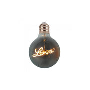 V-Tac 5W LED Love globepære - Kultråd, Ø12,5cm, ekstra varm hvid, E27