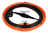 Frostsikringskabel DVU 10 m m/stik og termostat