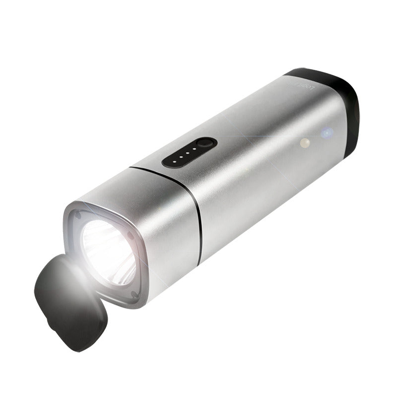 Jumpstarter med powerbank - 10.000mAh, 2xUSB-A, Grå