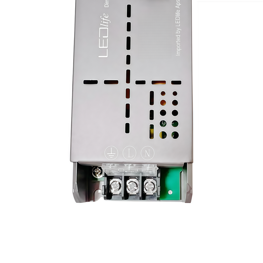 12V 400W Slide dæmpbar strømforsyning med 230V input og flicker free-teknologi