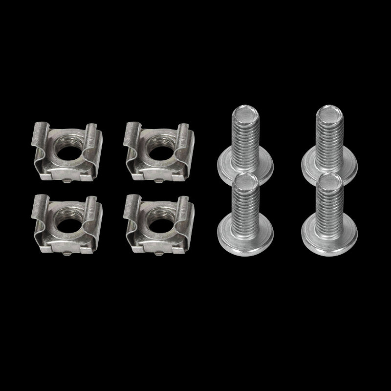 Skuffe til 19" rack - 2U, med lås, Sort