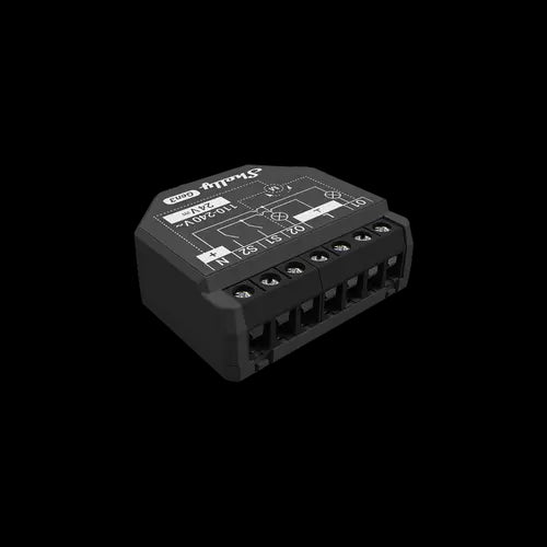 Shelly Plus 2PM - WiFi relæ/jalousi, 2 kanaler