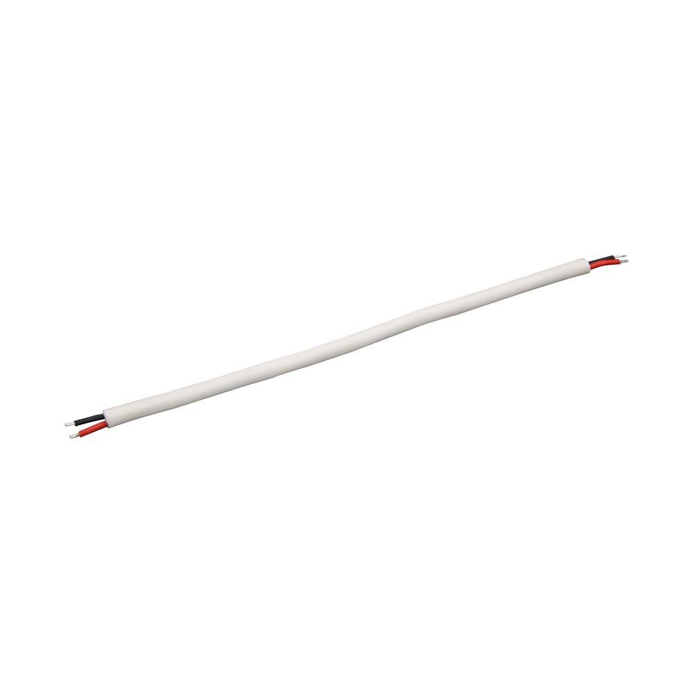 0,5 meter PVC-ledning med 2 poler og LED-lys (0,5 mm²)