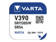SR54/V390 Sølvoxid knapcelle - 1,55V 80mAh (1 stk.)