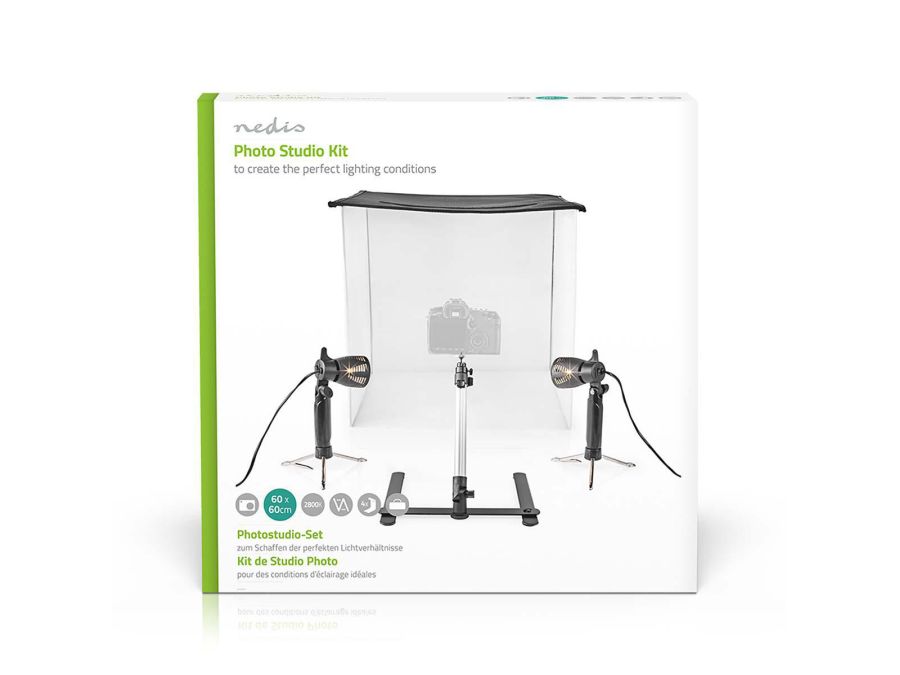 Foldbar Mini fotostudie (60×60x60cm)