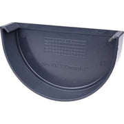 Plastmo endebund, 12" grafit