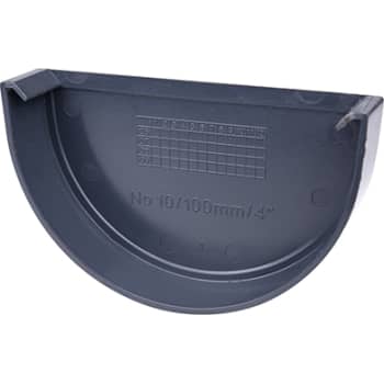 Plastmo endebund, 12" grafit