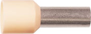 ISO. TERMINALRØR 10MM² L18 ELFENBEN