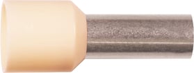 ISO. TERMINALRØR 10MM² L18 ELFENBEN