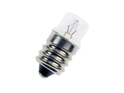 Rørlampe - 24V / 5W, E14 sokkel, Klar (Ø14x30mm)