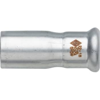 108 x 54 mm TURBO Inox reduktion nippel/muffe