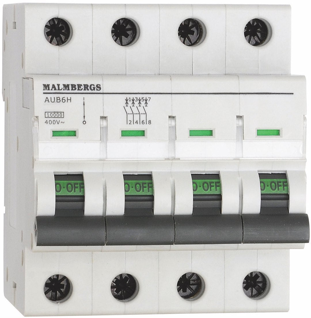 AUTOMATSIKRING 16A 4P C 10kA