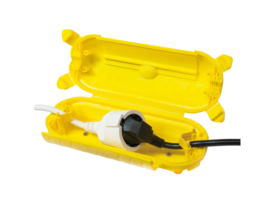 Udendørs kabelboks - Gul (IP44)