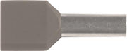 ISO. TWIN-TERMINALRØR 2X4MM² L12 GRÅ