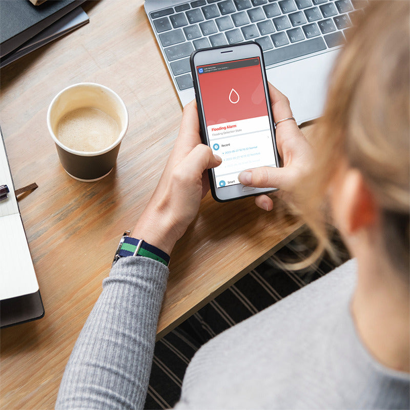 Wi-Fi vandlækagesensor, Tuya - (IP20) (1,2m)
