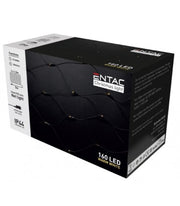 2 x 1,5 meter udendørs LED julelyskædenet - IP44, 230V, 160 LED, varm hvid