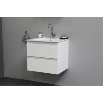 Sanibell Online møbelsæt 61x46,5 cm hvid højglans, leveres samlet
