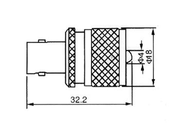 UHF(PL-259) han til BNC hun